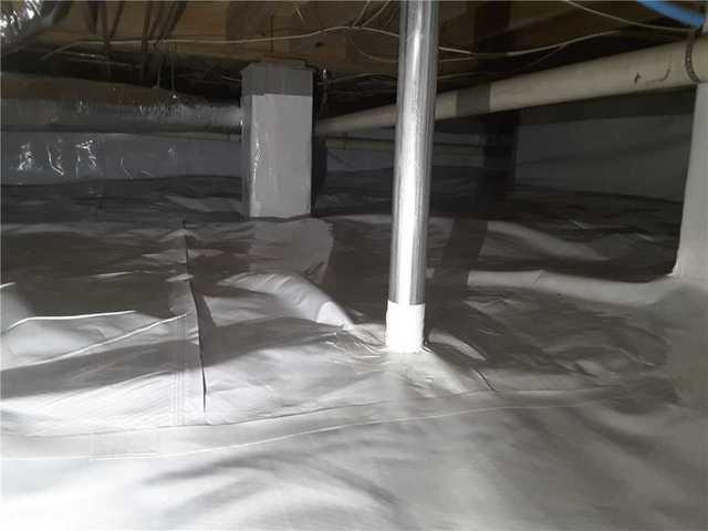 A Complete CleanSpace Encapsulation System was installed for moisture control and waterproofing.