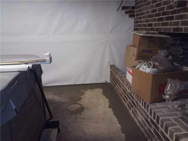 After installing WaterGuard and CleanSpace liner