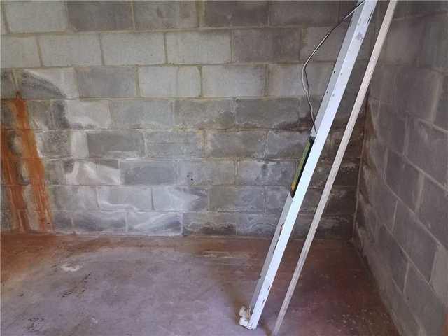 Wet basement walls