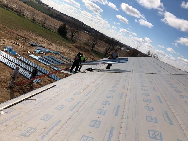 <p>On a metal roof each piece is a custom fit that is special oreder which needs to be loaded one at a time.</p>