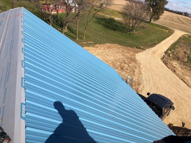 <p>After the panels are installed on the front & rear roof slopes the new ridge vent will be installed.</p>