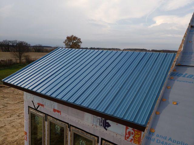 <p>Once we install the ridge cap this roof is completed.</p>