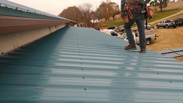 <p>My-Pros was hired to install the new metal roof, fascia & soffit on this home.</p>