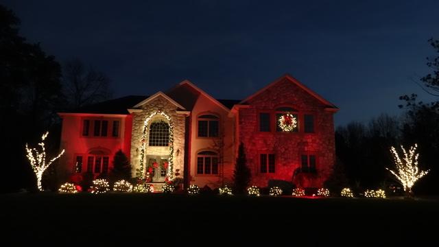 Christmas Light Display in Wall, NJ