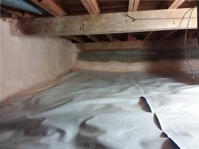 The crawl space is now sealed and dry. The home's floors will be warmer and the entire home more comfortable!