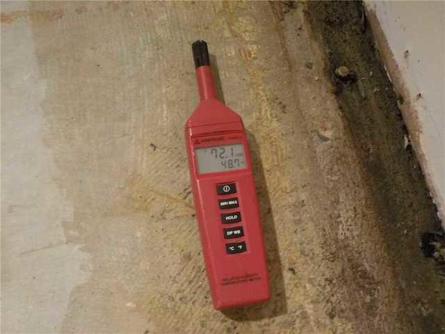 High Humidity in Mount Pleasant Basement