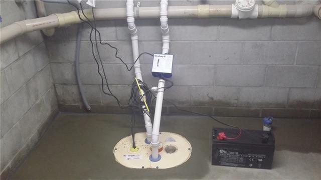 TripleSafe Sump Pump Keeps Basement Dry