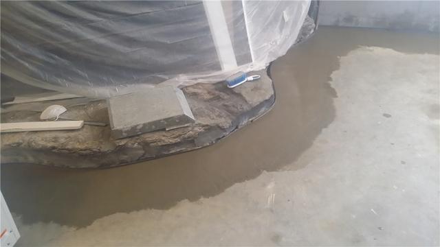 Pouring New Concrete After WaterGuard Installation