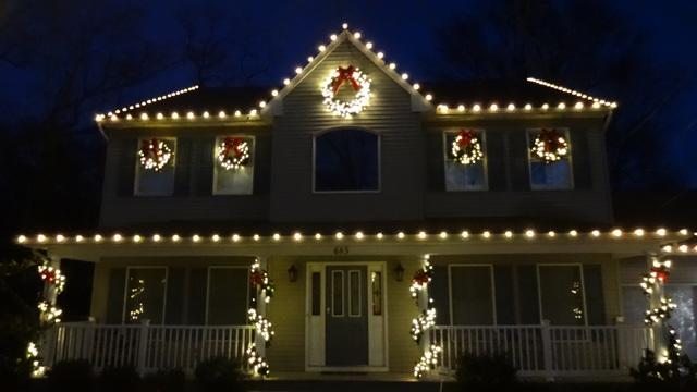 Christmas Light Display in North Long Branch, NJ