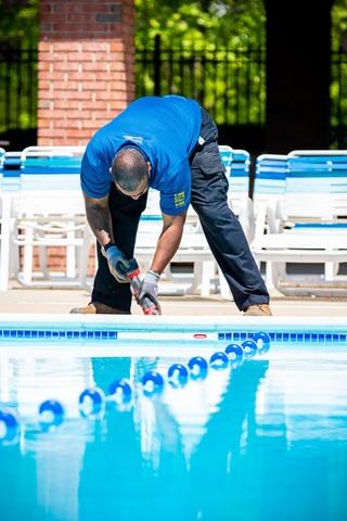 Our team placed NeuxPro Joint Sealant into the expansion of each slab. This will prevent water infiltration and minimizes the soil softening and erosion that water causes when it gets beneath the slab.