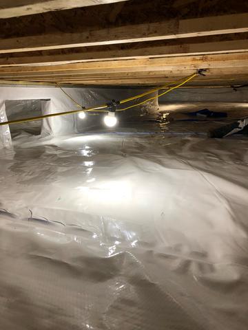 After - CleanSpace Vapor Barrier