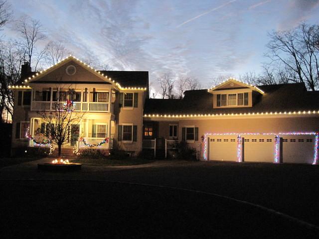 Colorful Christmas Lights Display in Wall, NJ