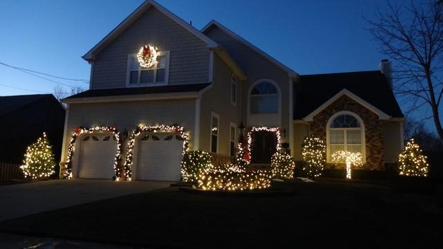 Christmas Light Display in Monmouth Beach, NJ