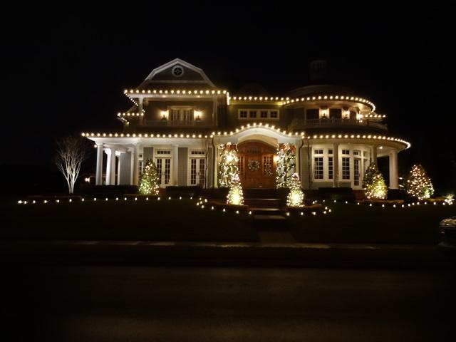 Holiday Lights in Spring Lake, NJ