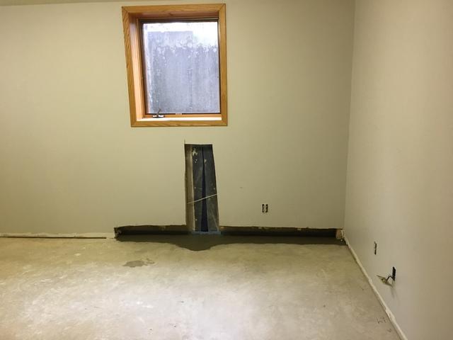 Now that the windows are repaired, the concrete is in and the homeowner is going to refinish the walls, they can live worry free with these windows!