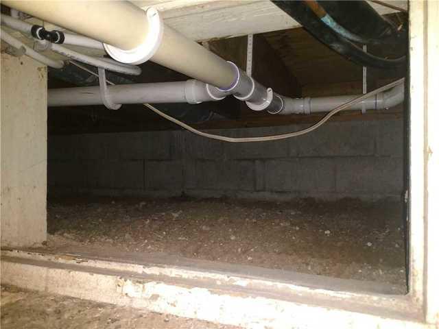 Cleaned Out Crawl Space