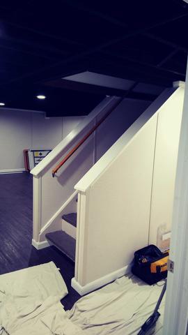 <p>Refinished stairwell and floors.</p>