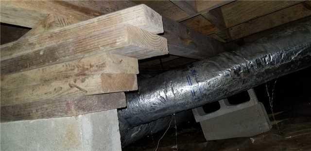 Shims are often used to fix sinking piers