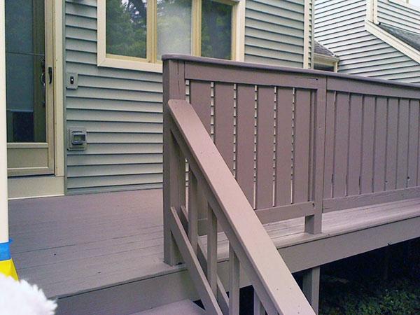 Deck Staining in CT