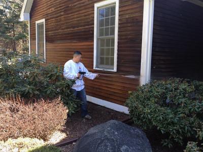 Staining Wood Siding in Connectiuct