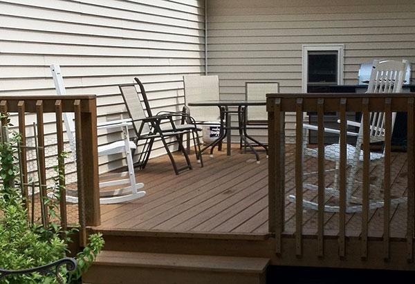 Stained Deck in CT