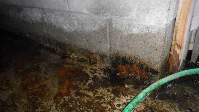 Water Damage in Flooded Crawl Space