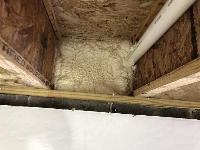 Closed cell spray foam