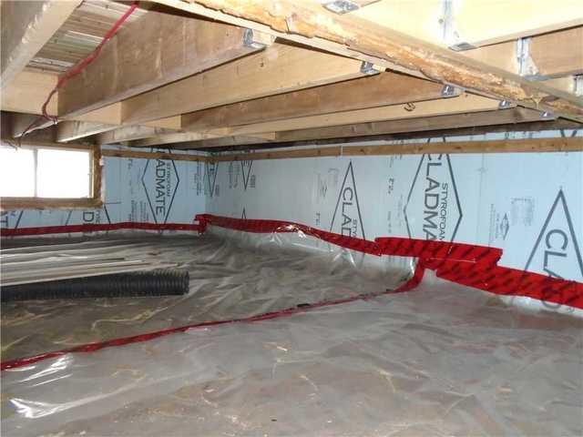 The wrong way to isolate the crawl space