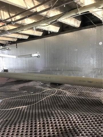 The Basement Doctor Of Central Kentucky Crawl Space Repair Photo Album Drainage Matting Helps To Resolve Water Issues In Greensburg Ky