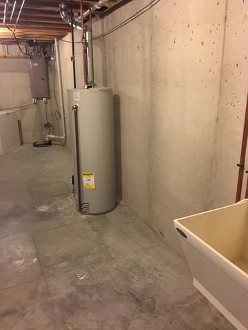 Area of water intrusion