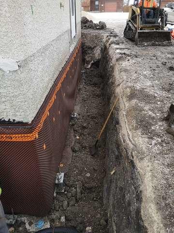 Piers Installed with Brackets