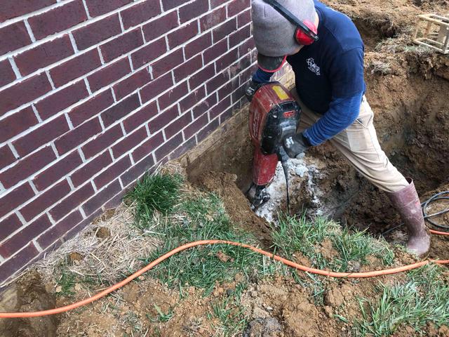 Foundation Crew Prepping the Footer