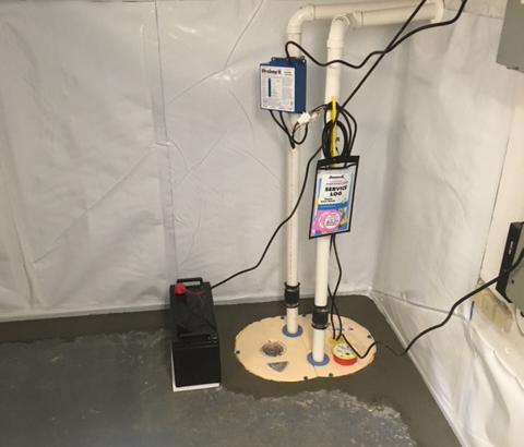 TripleSafe Sump Pump with Battery Back-up.