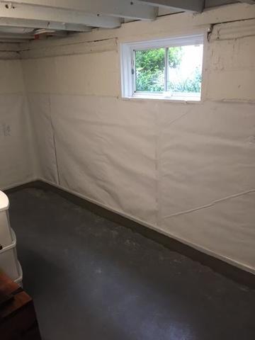 CleanSpace on Basement Walls