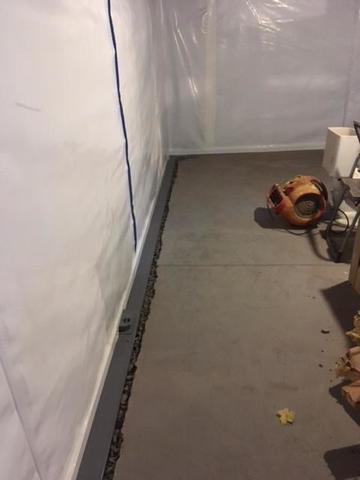 WaterGuard Drainage System in Richmond, VA Basement