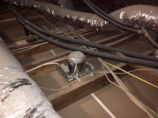 Recessed Can Lights in Hampton, VA Attic