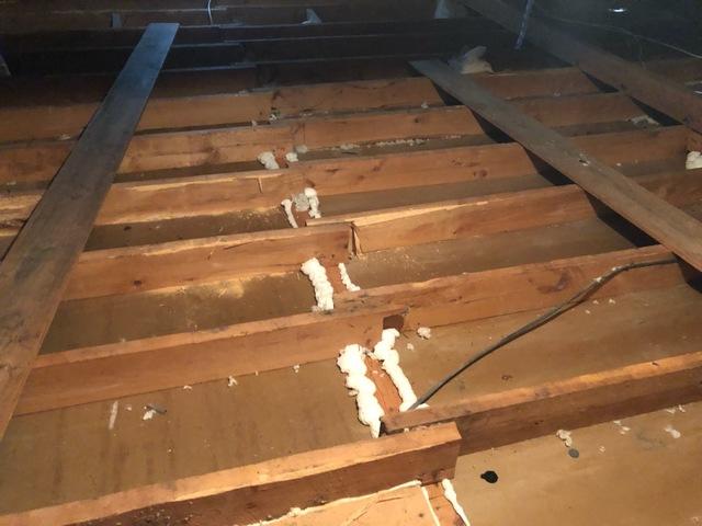 Air sealed attic floor in Henrico, VA