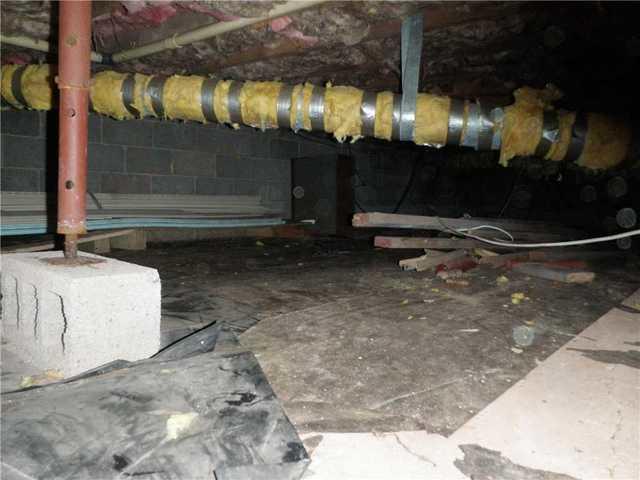 Before - Improper Insulation