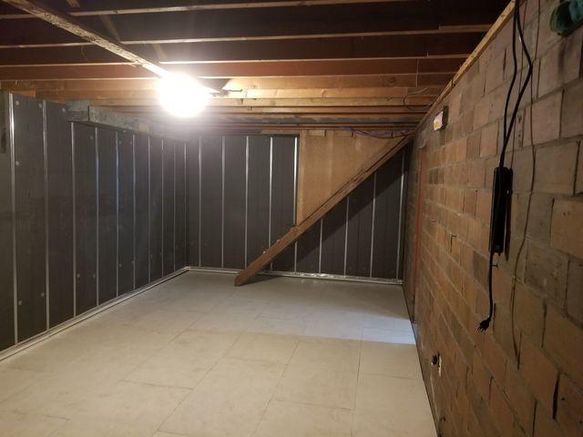 Installation of Basement To Beautiful Wall Panels