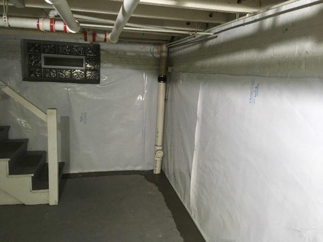 WaterGuard and Clean Space - After Basement Waterproofing