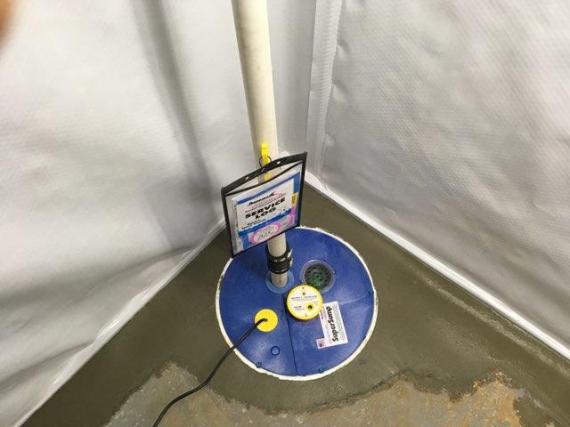 SuperSump System - After Basement Waterproofing