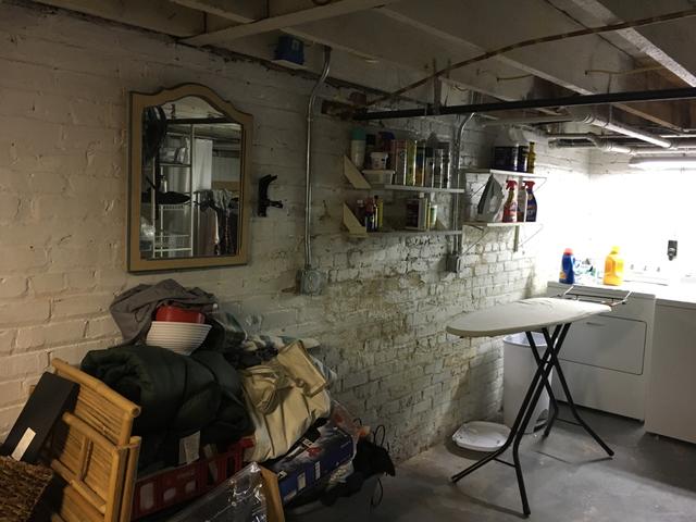 Staining on Walls - Before Basement Waterproofing