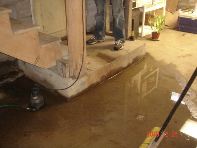 Chaplin, CT Basement Puddles
