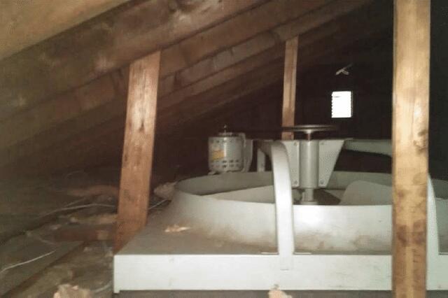 Attic Fan Removal