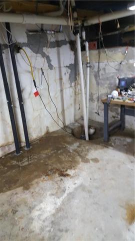 Woods Basement Systems Inc Basement Waterproofing Photo Album Water Damaged Whittington Il Basement Restored By Waterproofing Foundation Support