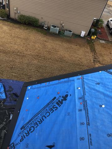 With the new Synthetic Underlayment and the New Black Drip Edge. This roof will stay dry for years to come.