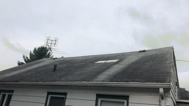 My Pros Roof Replacement Photo Album Georgetown Gray Shingle Replacement In Clinton Wi
