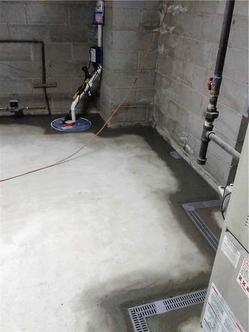 Finished WaterGuard & TrenchDrain Installation