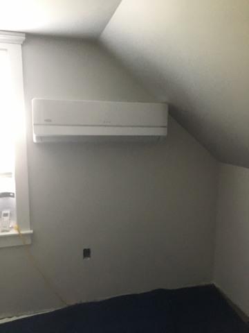 Carrier ductless head installation