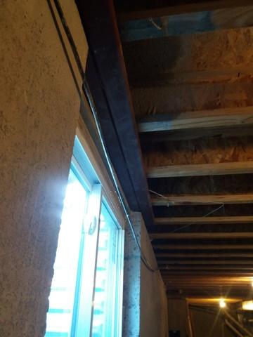 <p>Our crew installed this structural steel tube header for the Steelwell Egress system.</p>